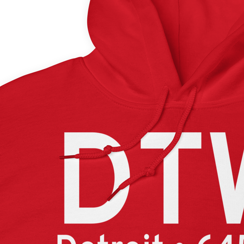 Detroit (KDTW) Airport Hoodie Sweatshirt 