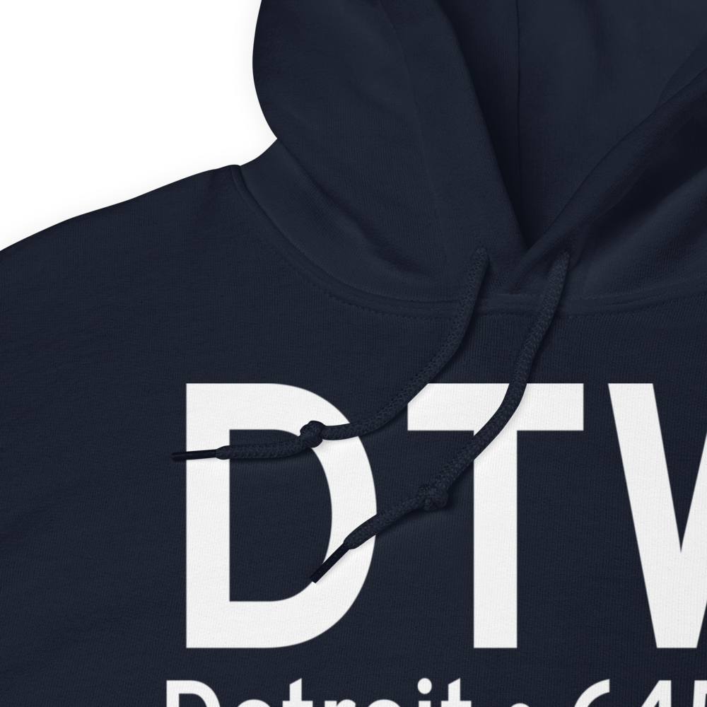 Detroit (KDTW) Airport Hoodie Sweatshirt 
