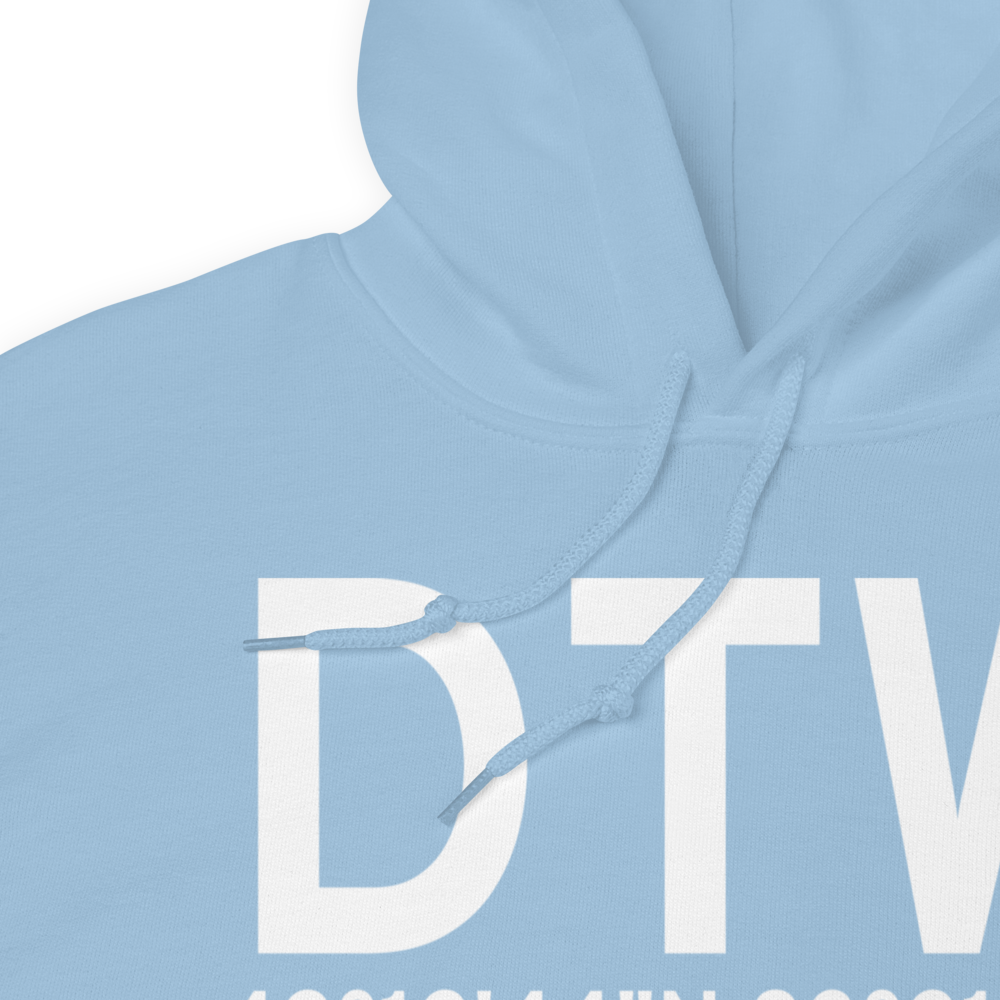 Detroit (KDTW) Airport Hoodie Sweatshirt 
