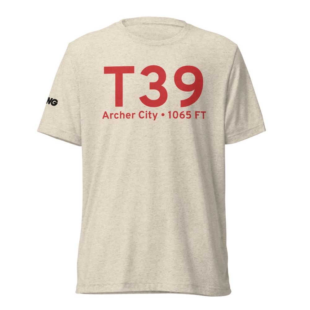 Archer City (KT39) Airport Tri-blend T-Shirt 