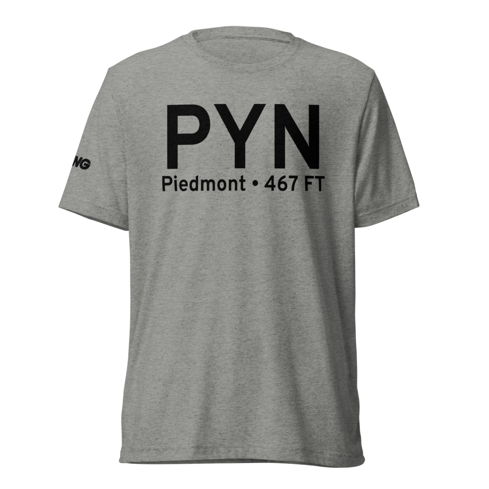 Piedmont (KPYN) Airport Tri-blend T-Shirt 