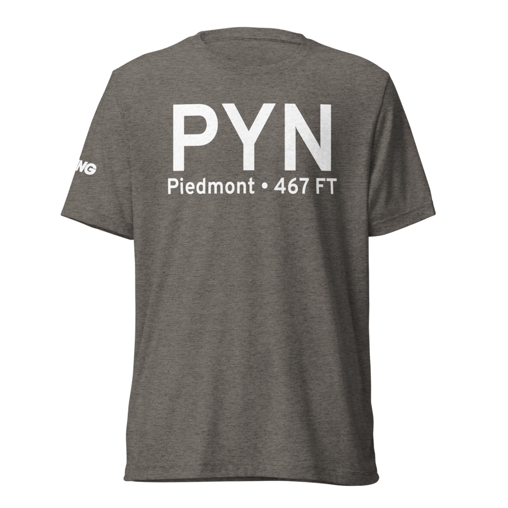 Piedmont (KPYN) Airport Tri-blend T-Shirt 