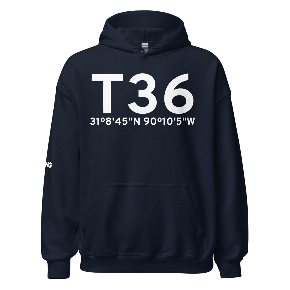 Tylertown (KT36) Airport Hoodie Sweatshirt 