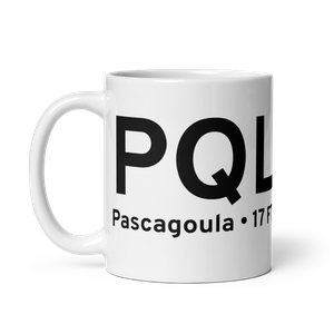 Pascagoula (KPQL) Airport Mug