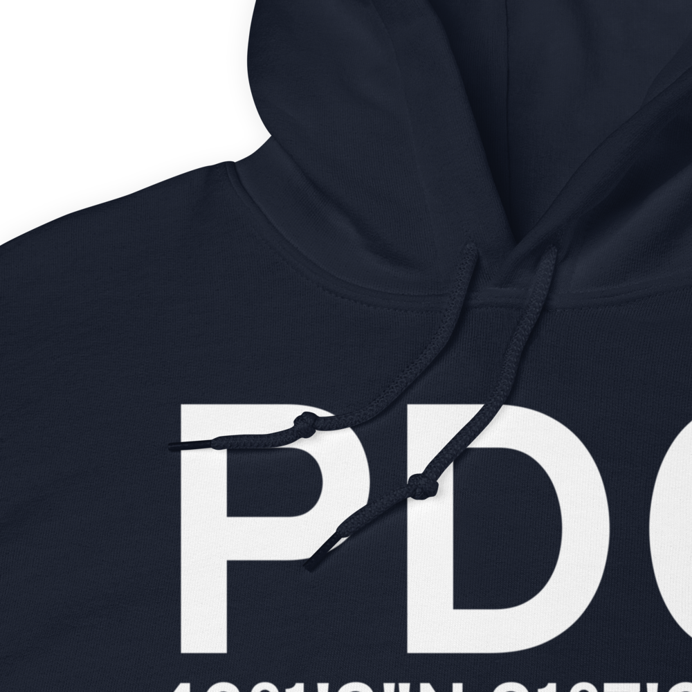 Prairie Du Chien (KPDC) Airport Hoodie Sweatshirt 