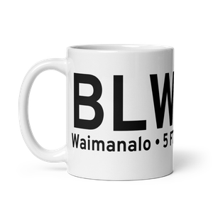 Waimanalo (BLW) Airport Mug