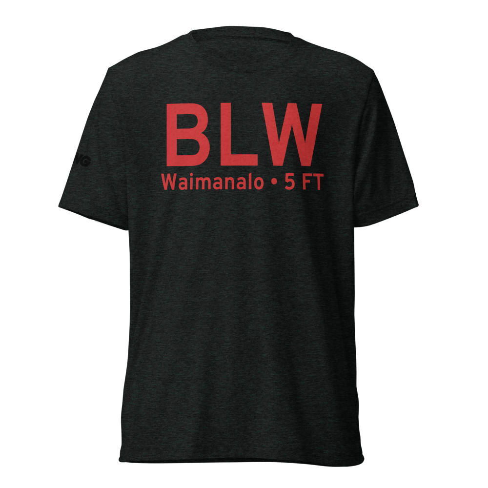 Waimanalo (BLW) Airport Tri-blend T-Shirt 