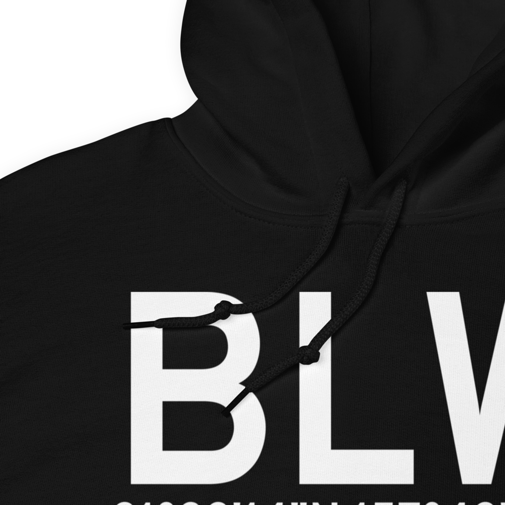 Waimanalo (BLW) Airport Hoodie Sweatshirt 