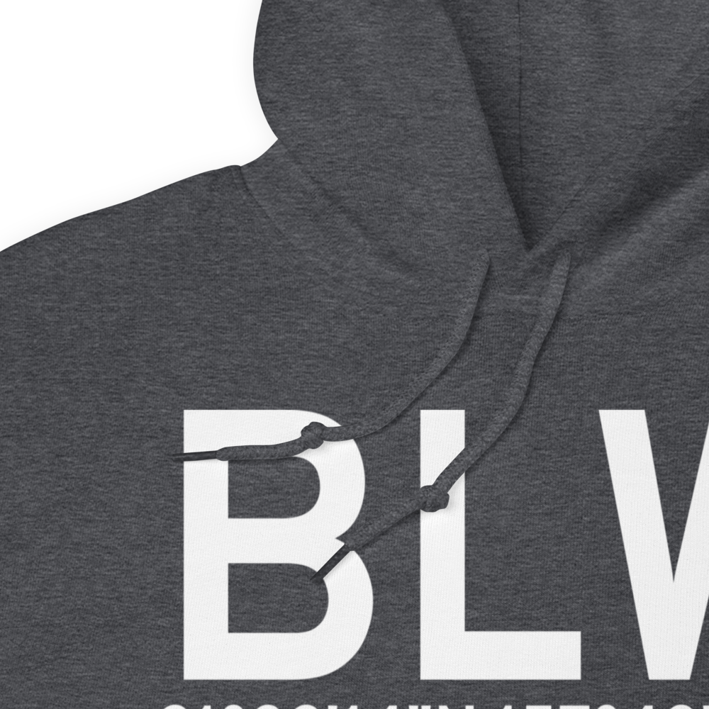 Waimanalo (BLW) Airport Hoodie Sweatshirt 