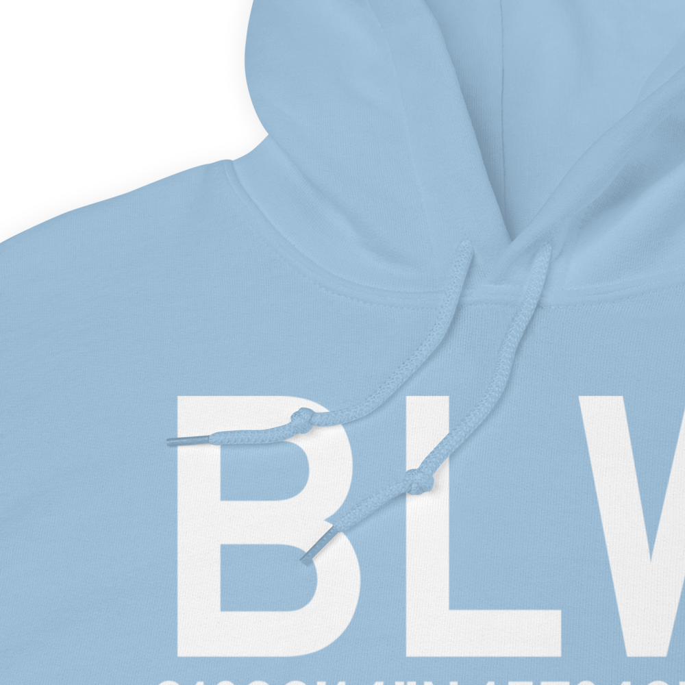 Waimanalo (BLW) Airport Hoodie Sweatshirt 