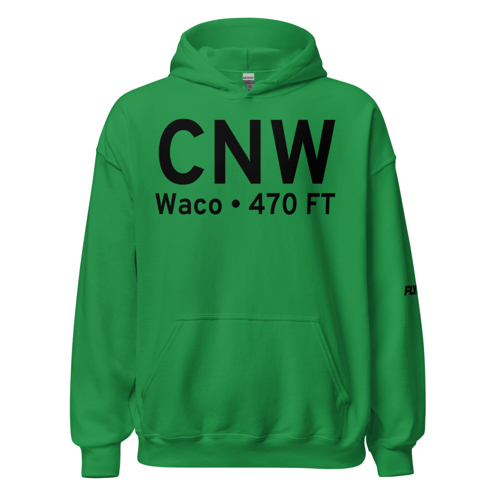 Waco (KCNW) Airport Hoodie Sweatshirt 