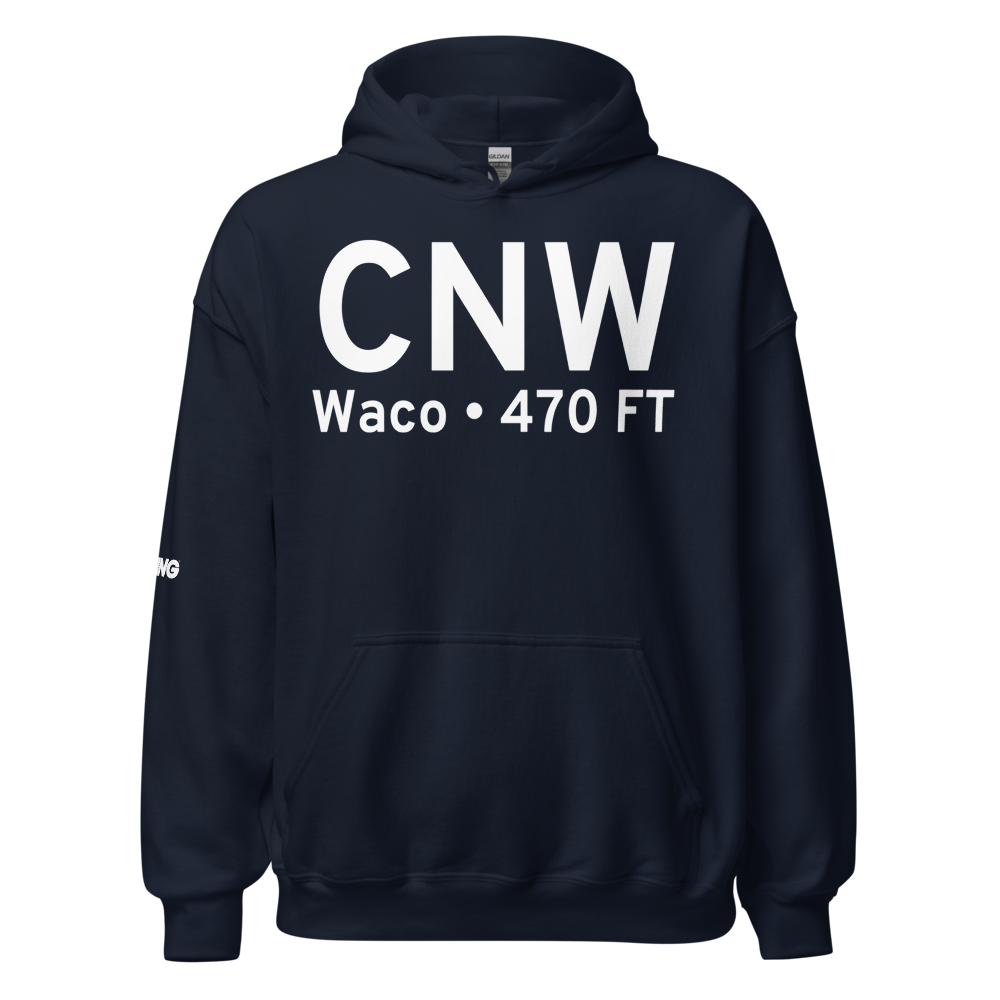 Waco (KCNW) Airport Hoodie Sweatshirt 