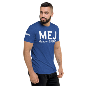 Meade (KMEJ) Airport Tri-blend T-Shirt