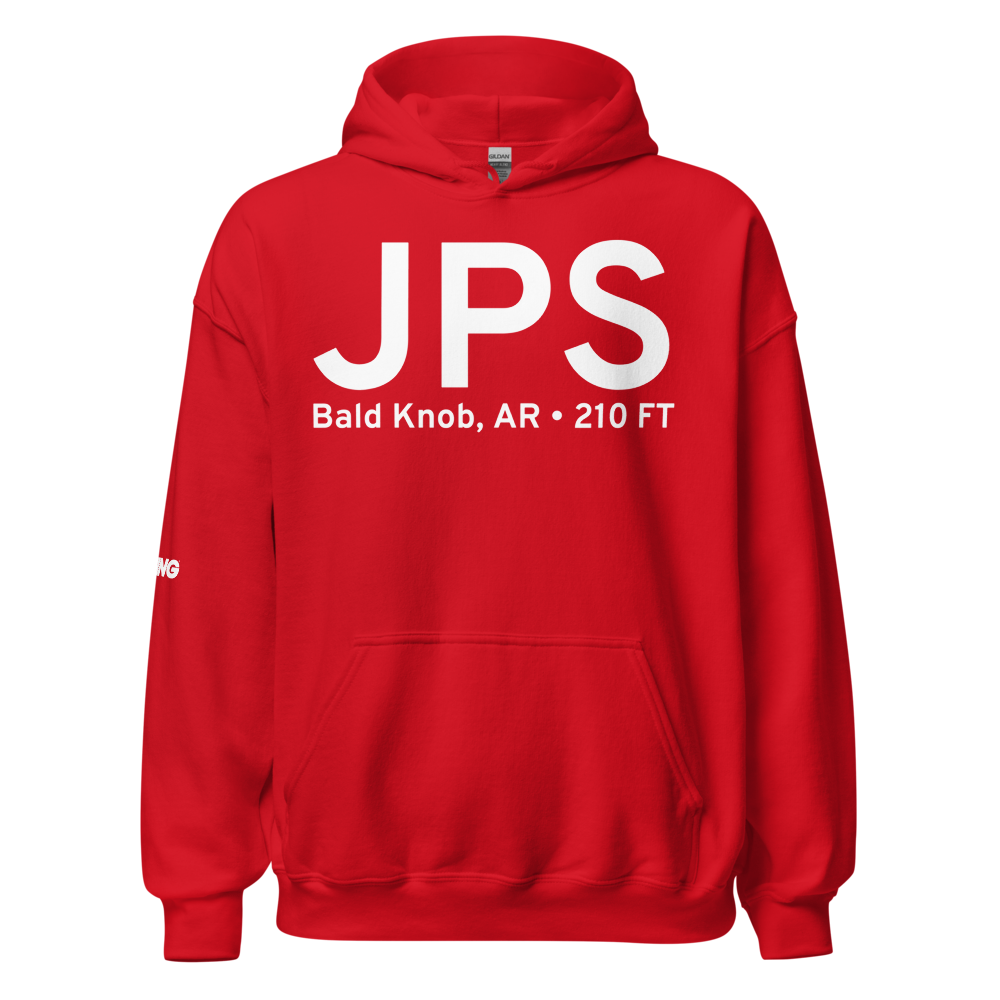 Bald Knob, AR (US-0342) Airport Hoodie Sweatshirt 
