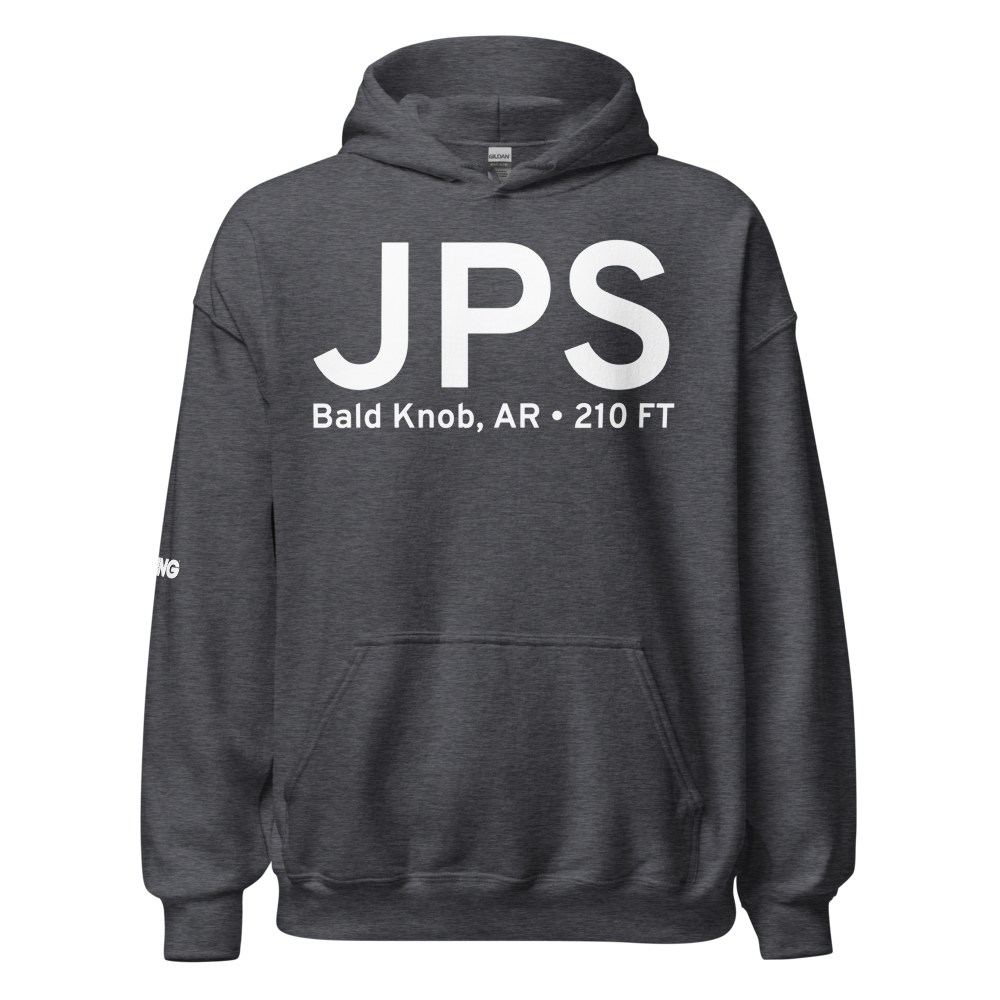 Bald Knob, AR (US-0342) Airport Hoodie Sweatshirt 
