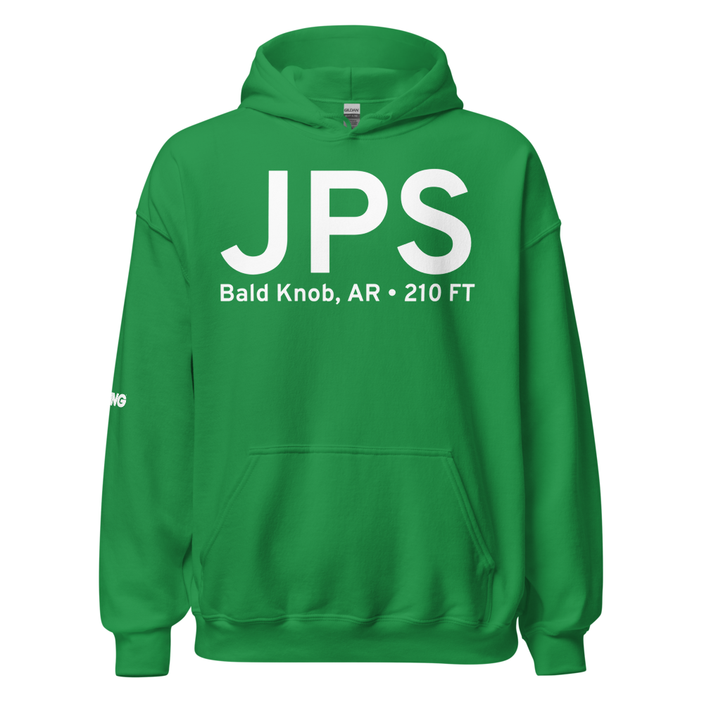 Bald Knob, AR (US-0342) Airport Hoodie Sweatshirt 