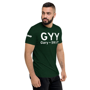 Gary (KGYY) Airport Tri-blend T-Shirt