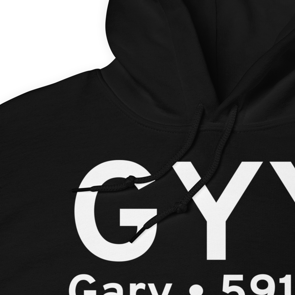 Gary (KGYY) Airport Hoodie Sweatshirt 