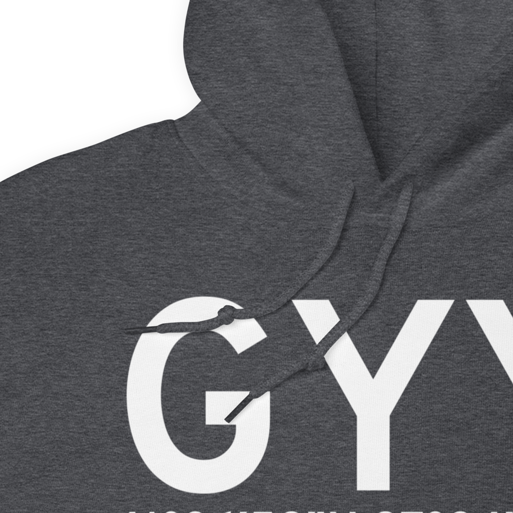 Gary (KGYY) Airport Hoodie Sweatshirt 
