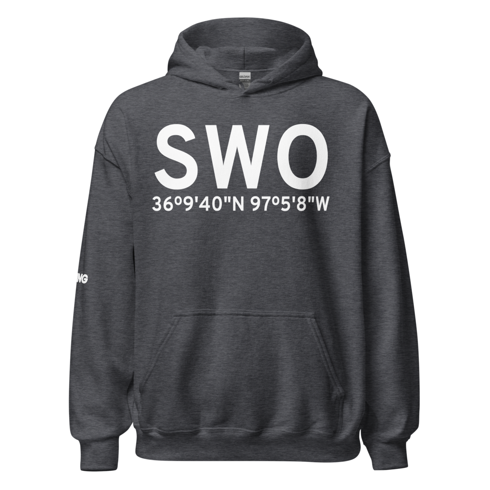 Stillwater (KSWO) Airport Hoodie Sweatshirt 
