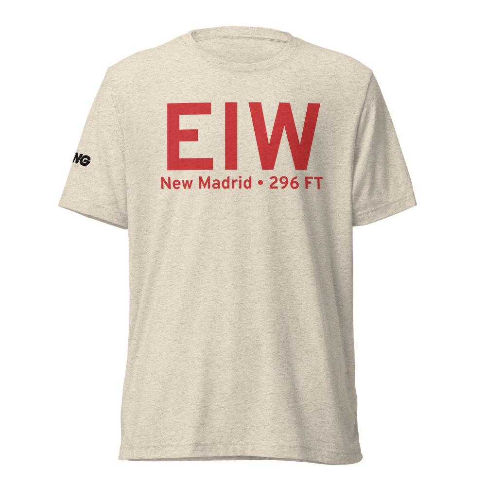 New Madrid (KEIW) Airport Tri-blend T-Shirt 