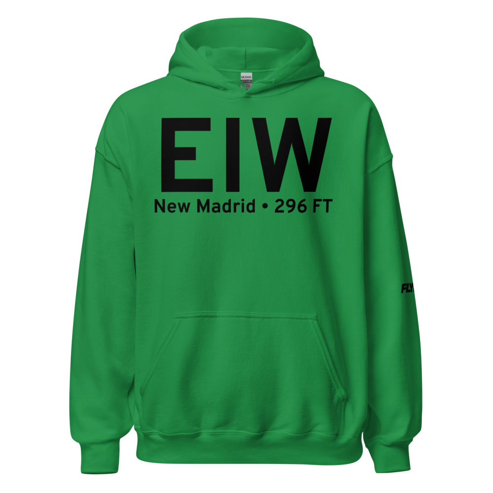 New Madrid (KEIW) Airport Hoodie Sweatshirt 