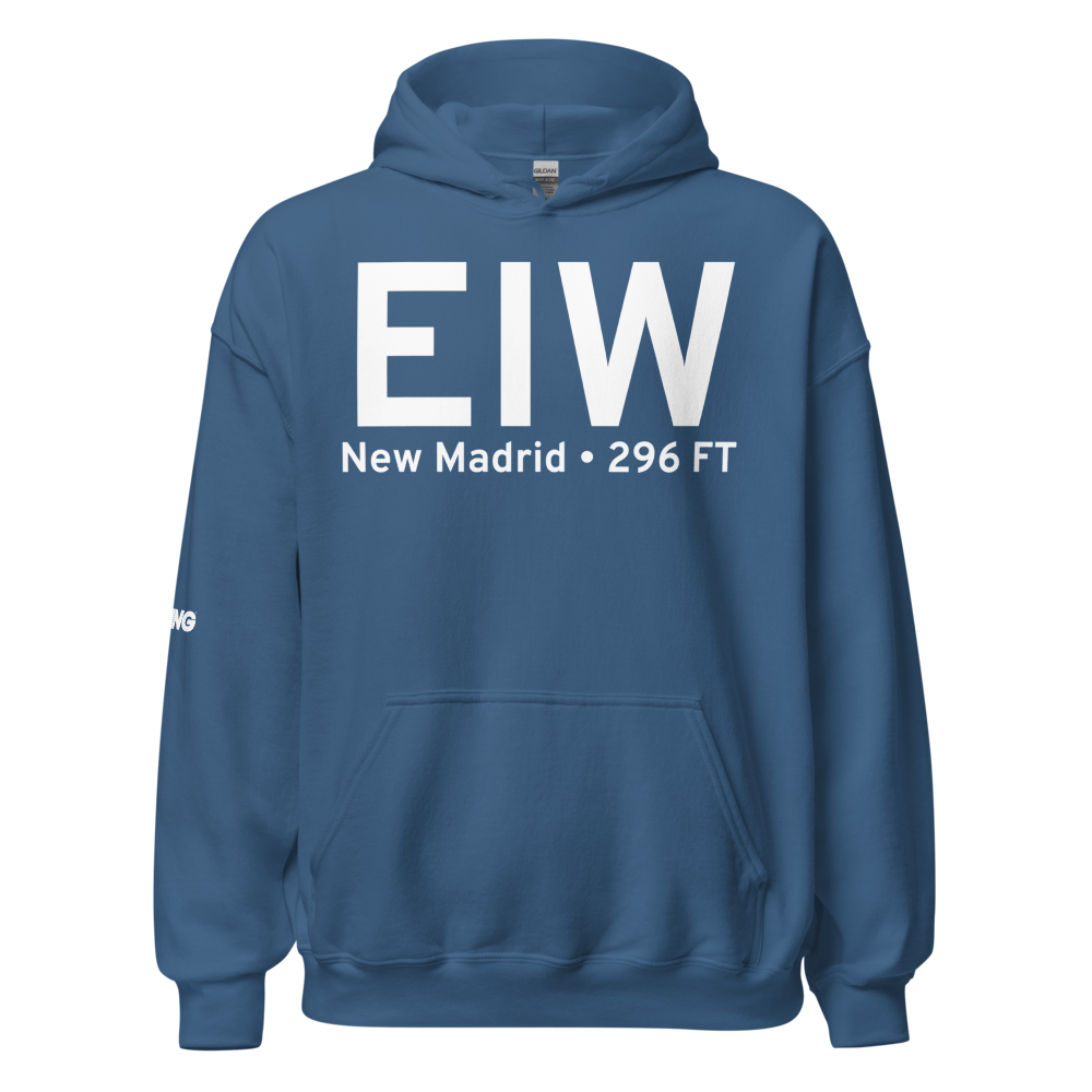 New Madrid (KEIW) Airport Hoodie Sweatshirt 