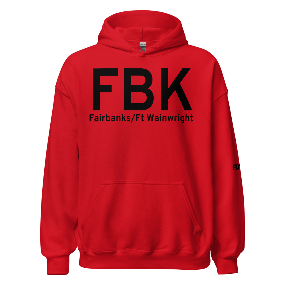 Fairbanks/Ft Wainwright (PAFB) Airport Hoodie Sweatshirt 