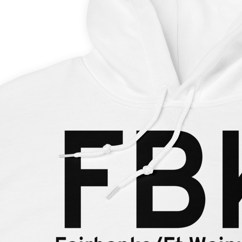 Fairbanks/Ft Wainwright (PAFB) Airport Hoodie Sweatshirt 