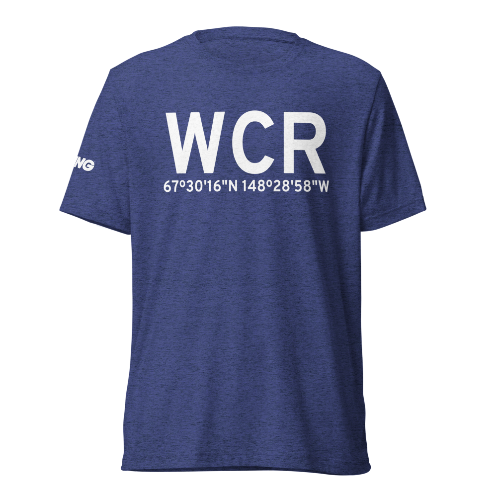 Chandalar Lake (PALR) Airport Tri-blend T-Shirt 