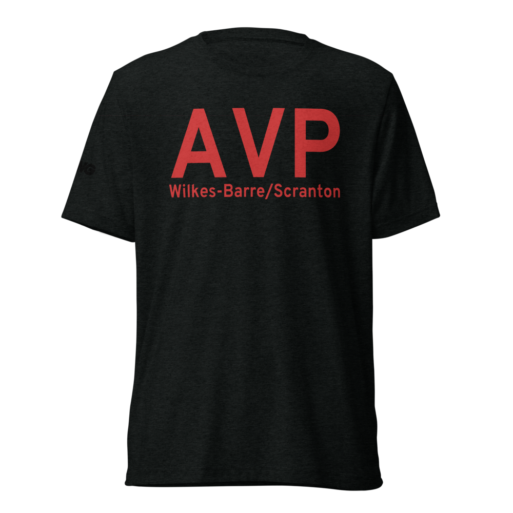 Wilkes-Barre/Scranton (KAVP) Airport Tri-blend T-Shirt 