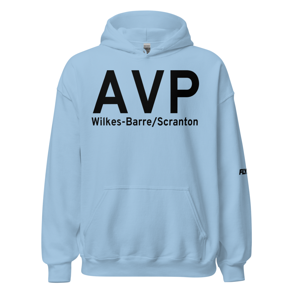 Wilkes-Barre/Scranton (KAVP) Airport Hoodie Sweatshirt 