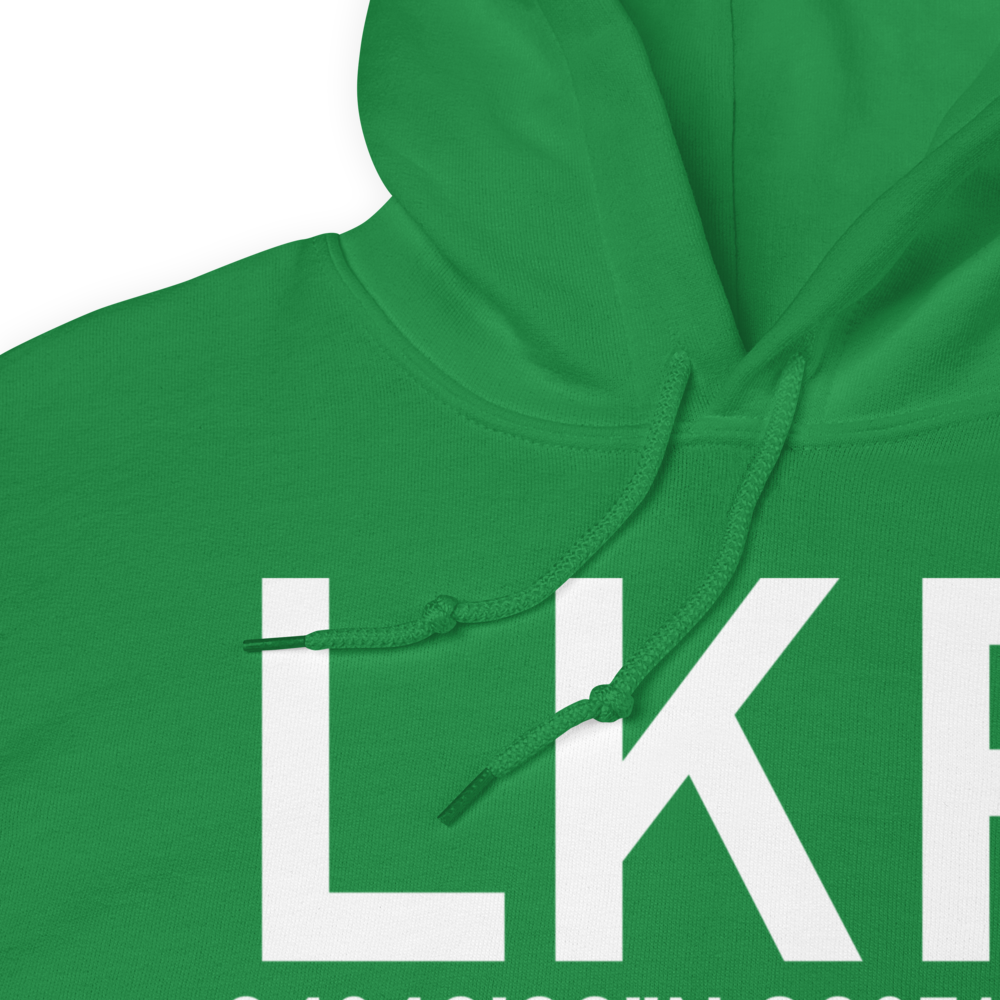 Lancaster (KLKR) Airport Hoodie Sweatshirt 