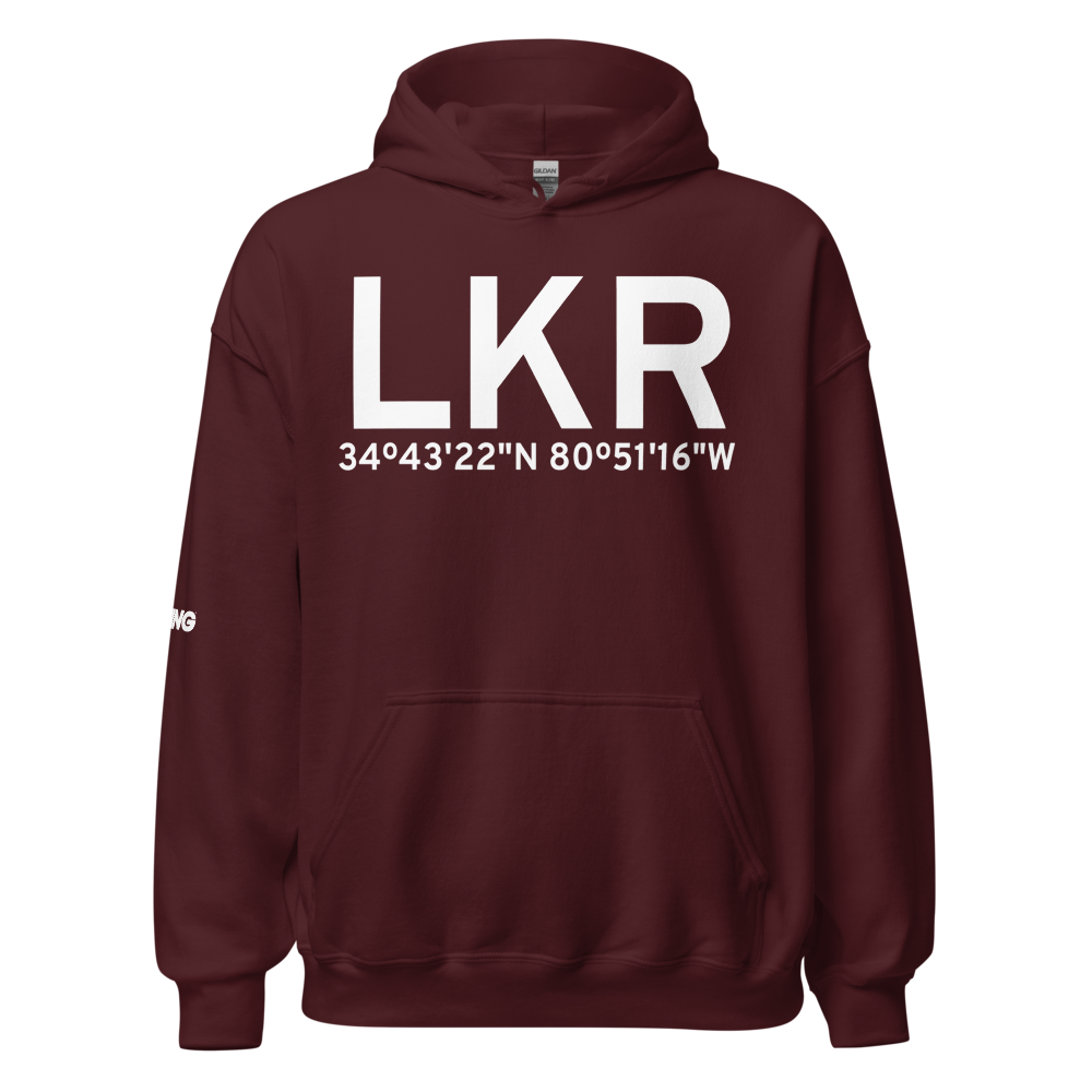 Lancaster (KLKR) Airport Hoodie Sweatshirt 