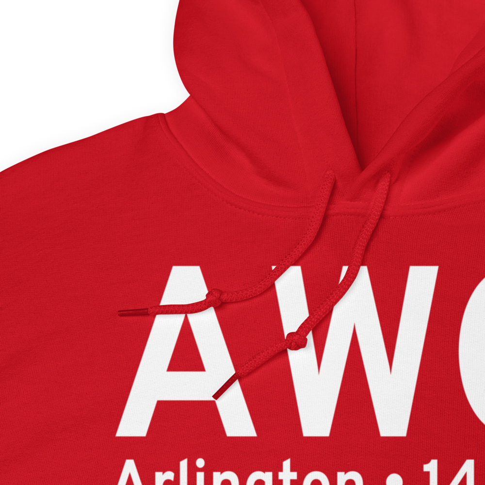 Arlington (KAWO) Airport Hoodie Sweatshirt 