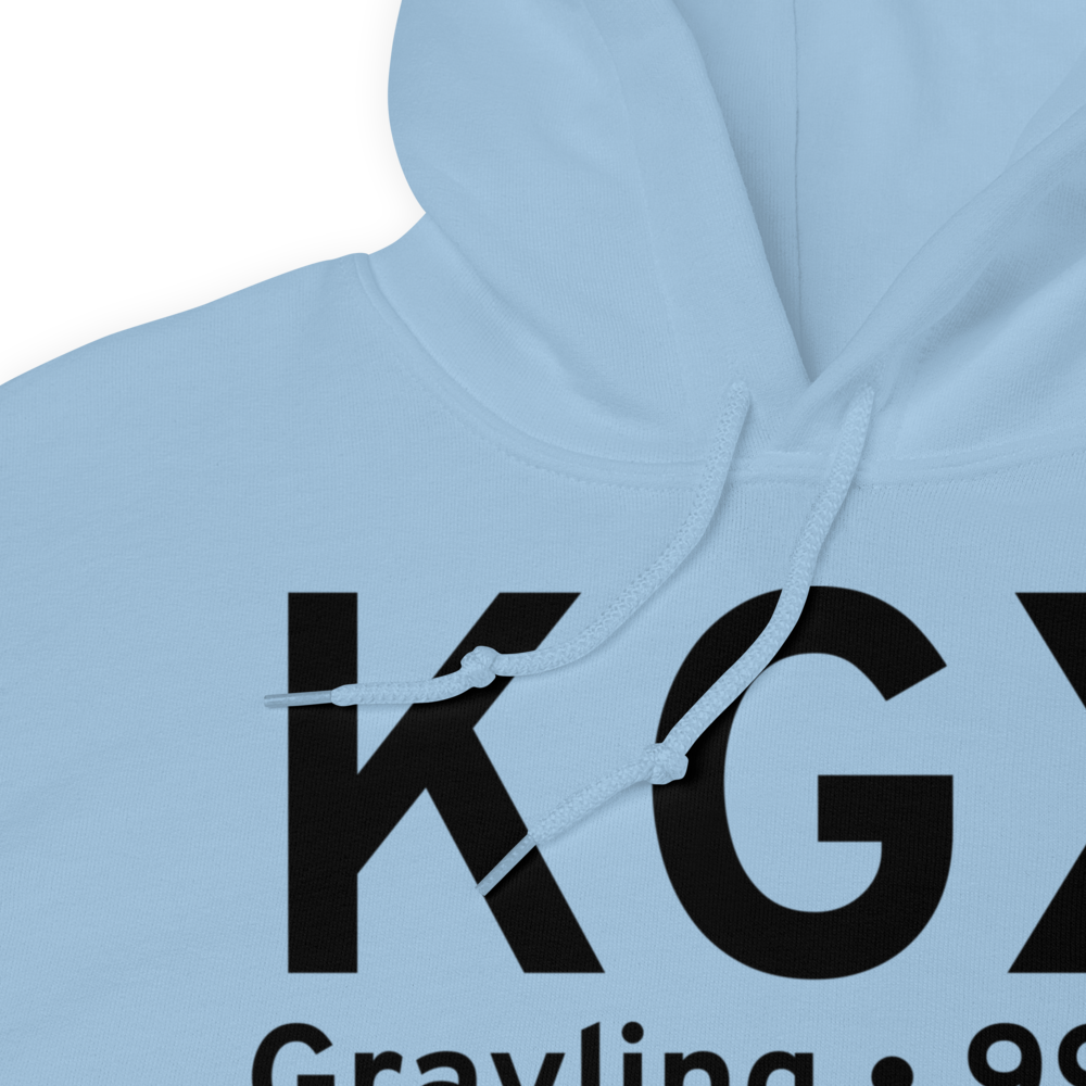 Grayling (KGX) Airport Hoodie Sweatshirt 