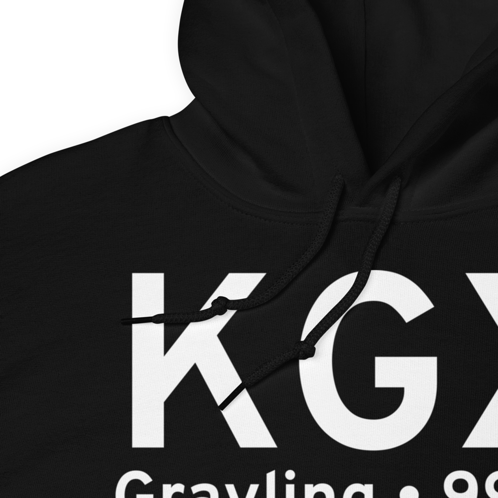 Grayling (KGX) Airport Hoodie Sweatshirt 