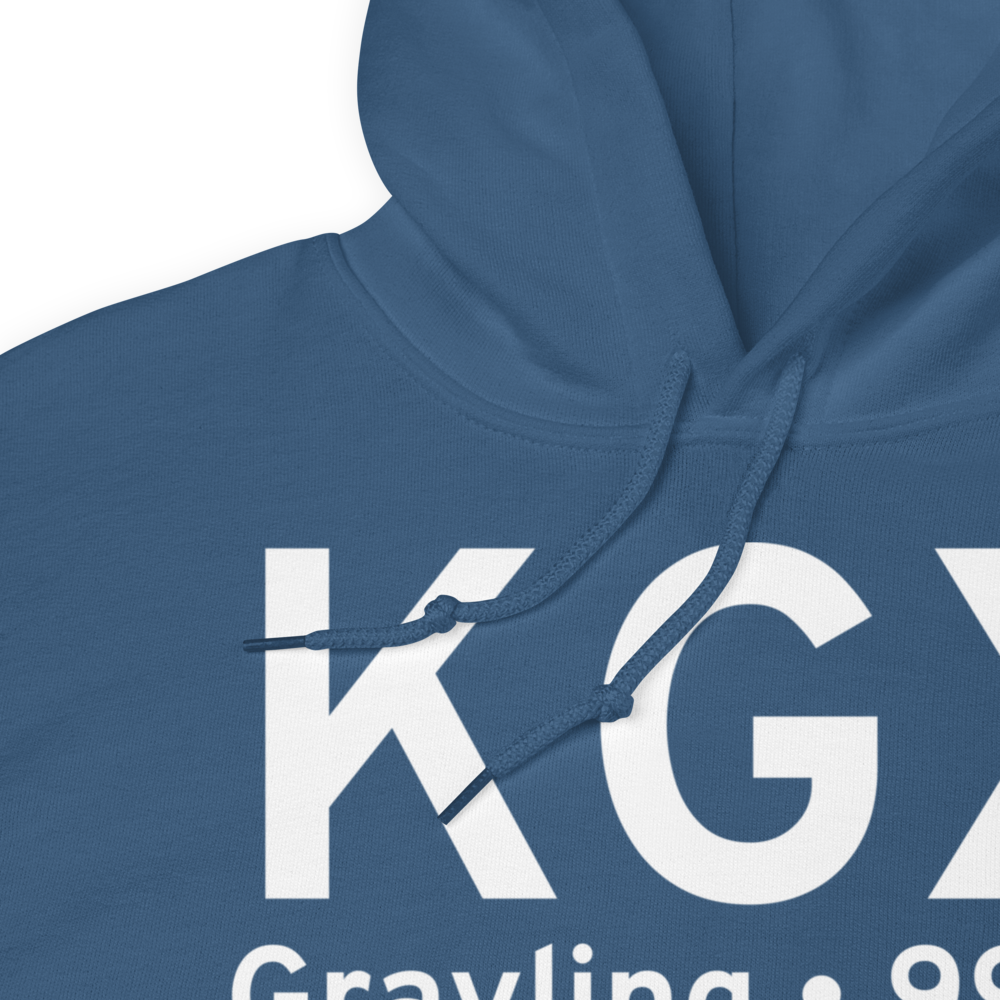 Grayling (KGX) Airport Hoodie Sweatshirt 
