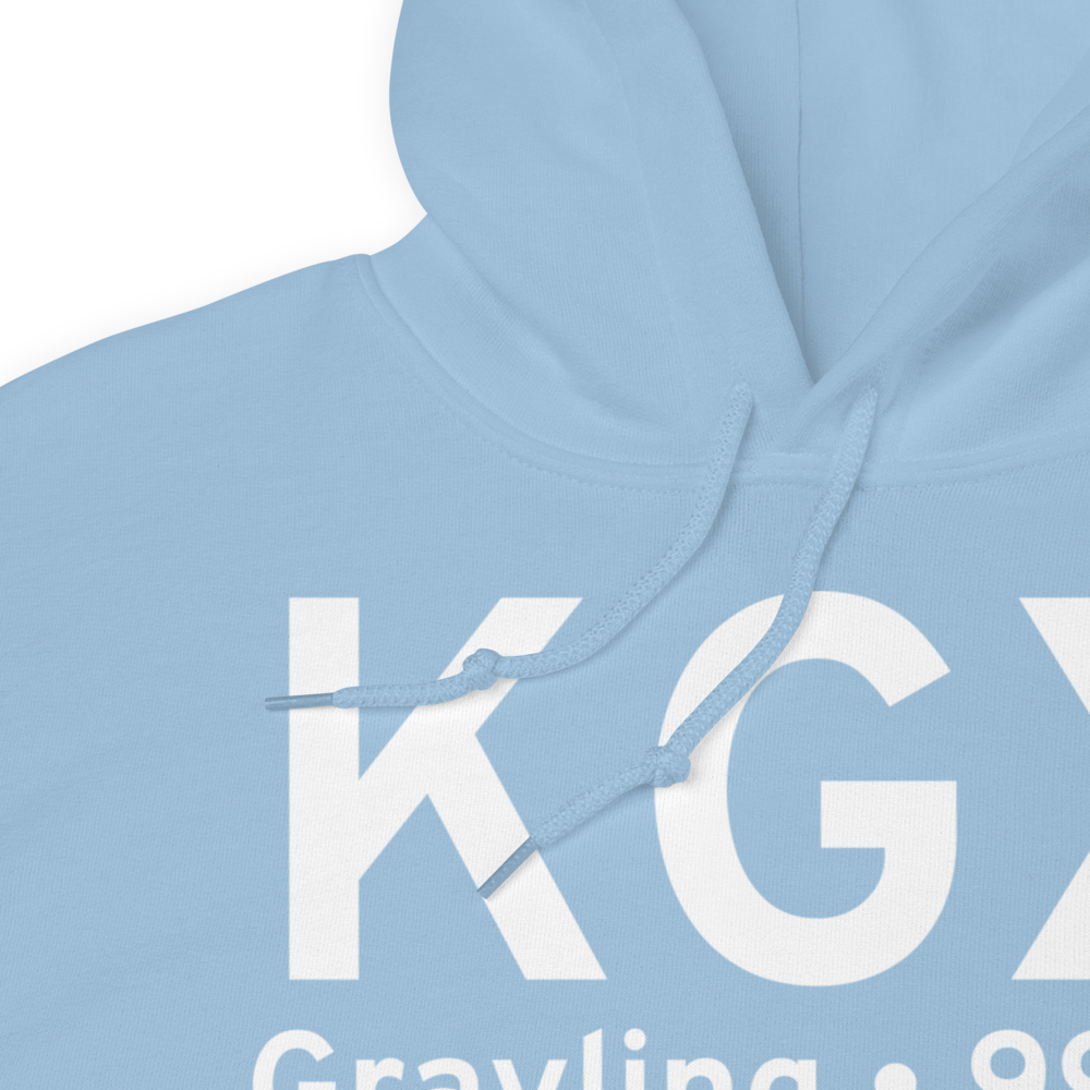 Grayling (KGX) Airport Hoodie Sweatshirt 