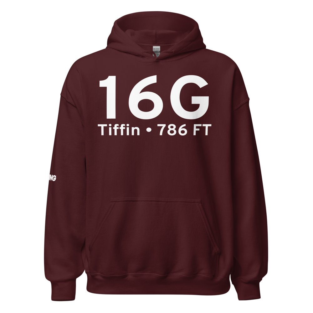 Tiffin (K16G) Airport Hoodie Sweatshirt 