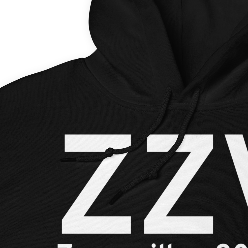 Zanesville (KZZV) Airport Hoodie Sweatshirt 