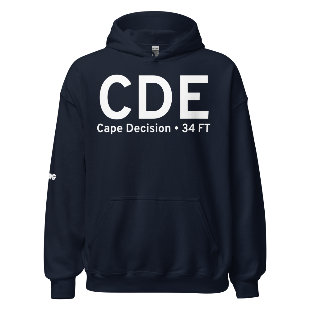 Cape Decision (CDE) Airport Hoodie Sweatshirt 