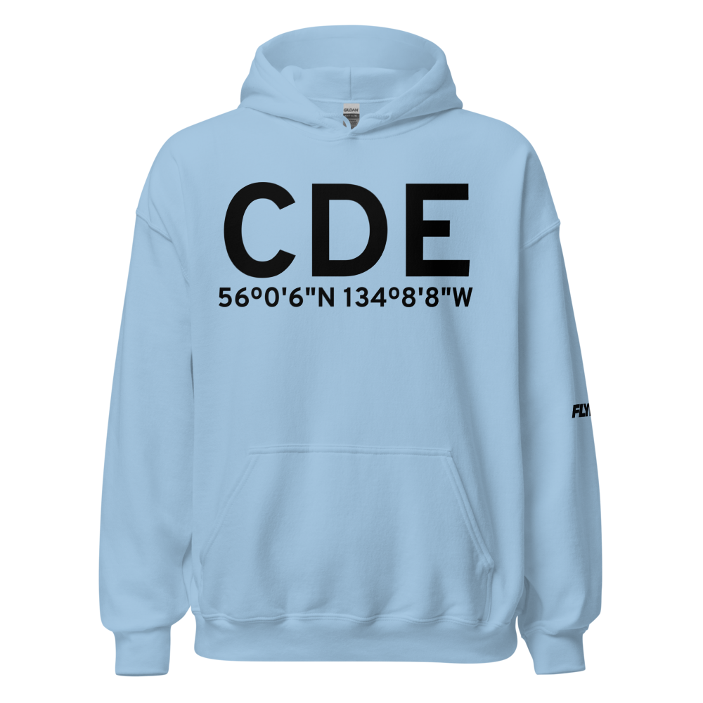 Cape Decision (CDE) Airport Hoodie Sweatshirt 