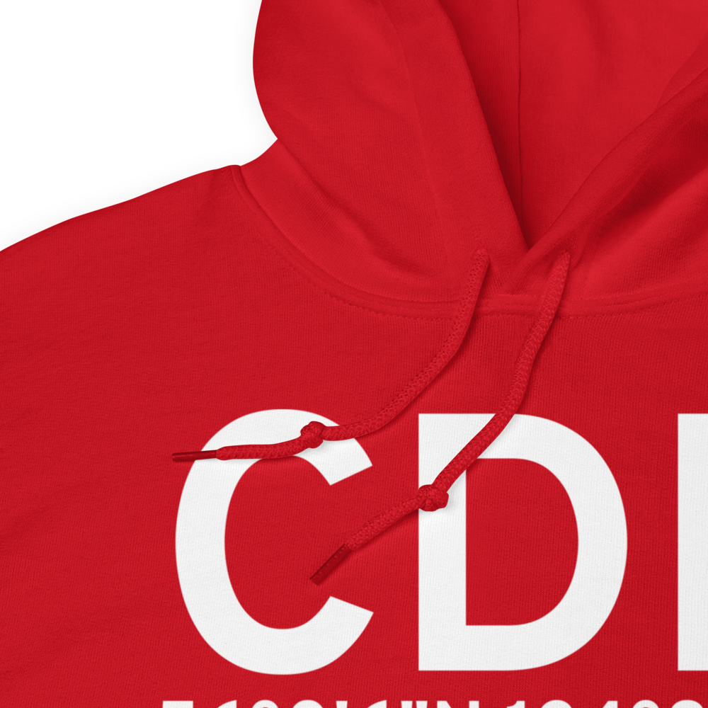 Cape Decision (CDE) Airport Hoodie Sweatshirt 