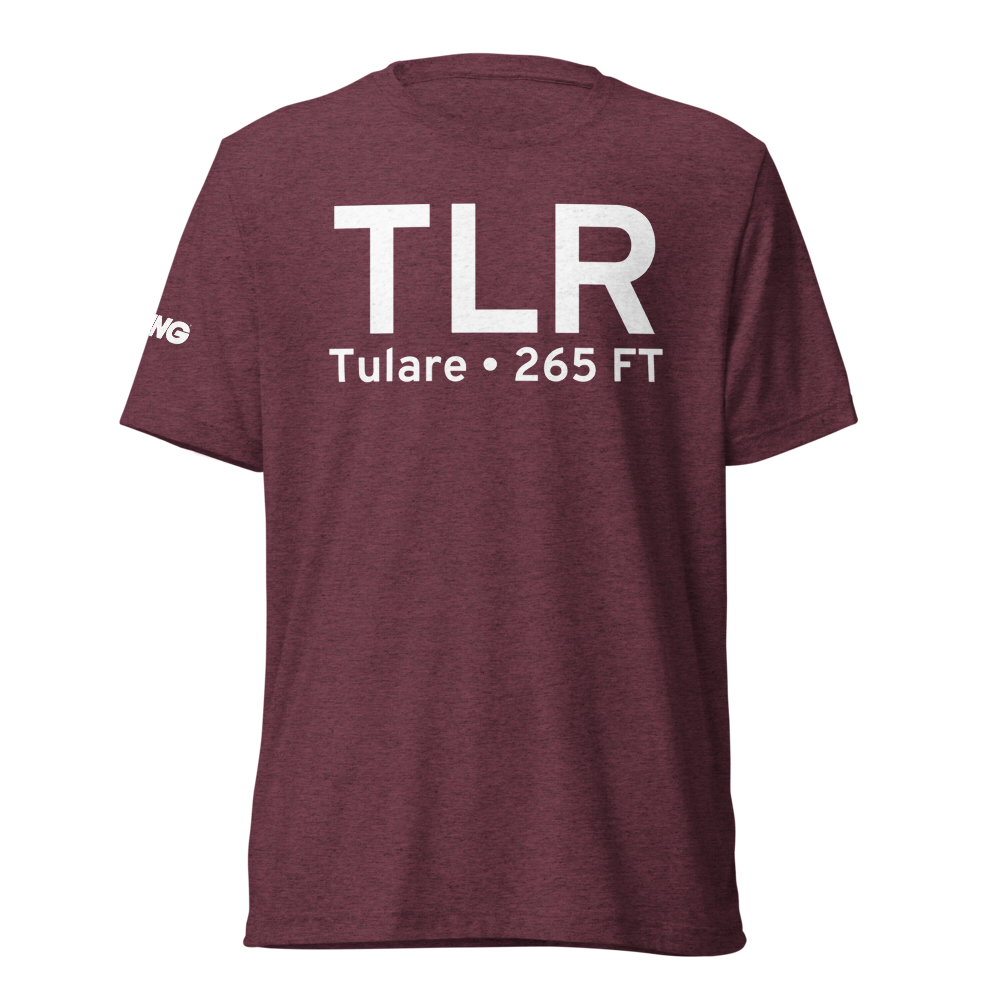 Tulare (KTLR) Airport Tri-blend T-Shirt 