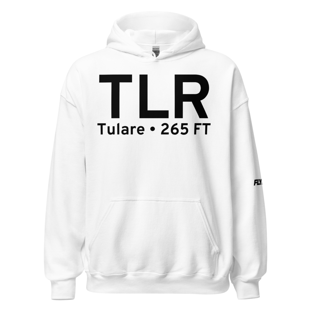 Tulare (KTLR) Airport Hoodie Sweatshirt 