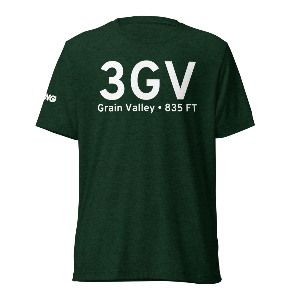 Grain Valley (K3GV) Airport Tri-blend T-Shirt 