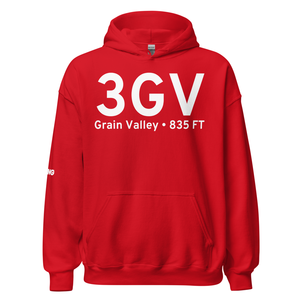 Grain Valley (K3GV) Airport Hoodie Sweatshirt 