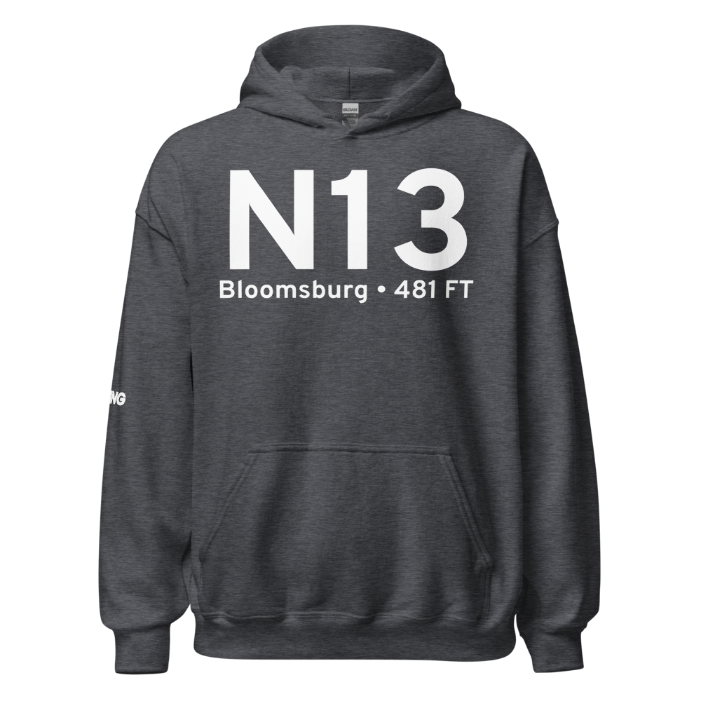 Bloomsburg (KN13) Airport Hoodie Sweatshirt 