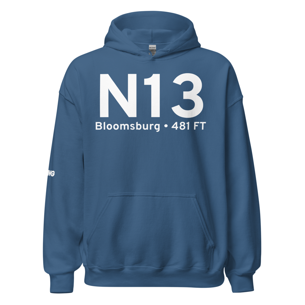 Bloomsburg (KN13) Airport Hoodie Sweatshirt 